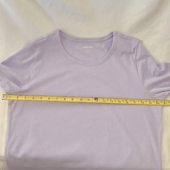 Lands’ End / 100% Cotton / Lavender T~Shirt - Picture 5 of 7